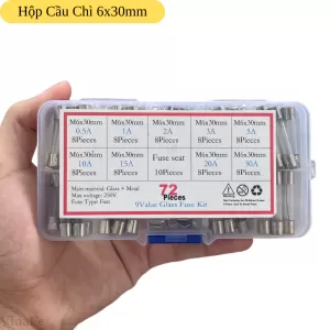 Hộp Cầu Chì Tổng Hợp 6x30mm 0.5A Đến 30A